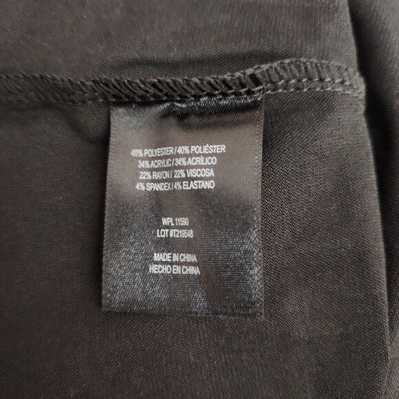 32 Degrees Heat Base Layer Top Women's Size Medium Black Scoop Neck Long Sleeves - Picture 5 of 5